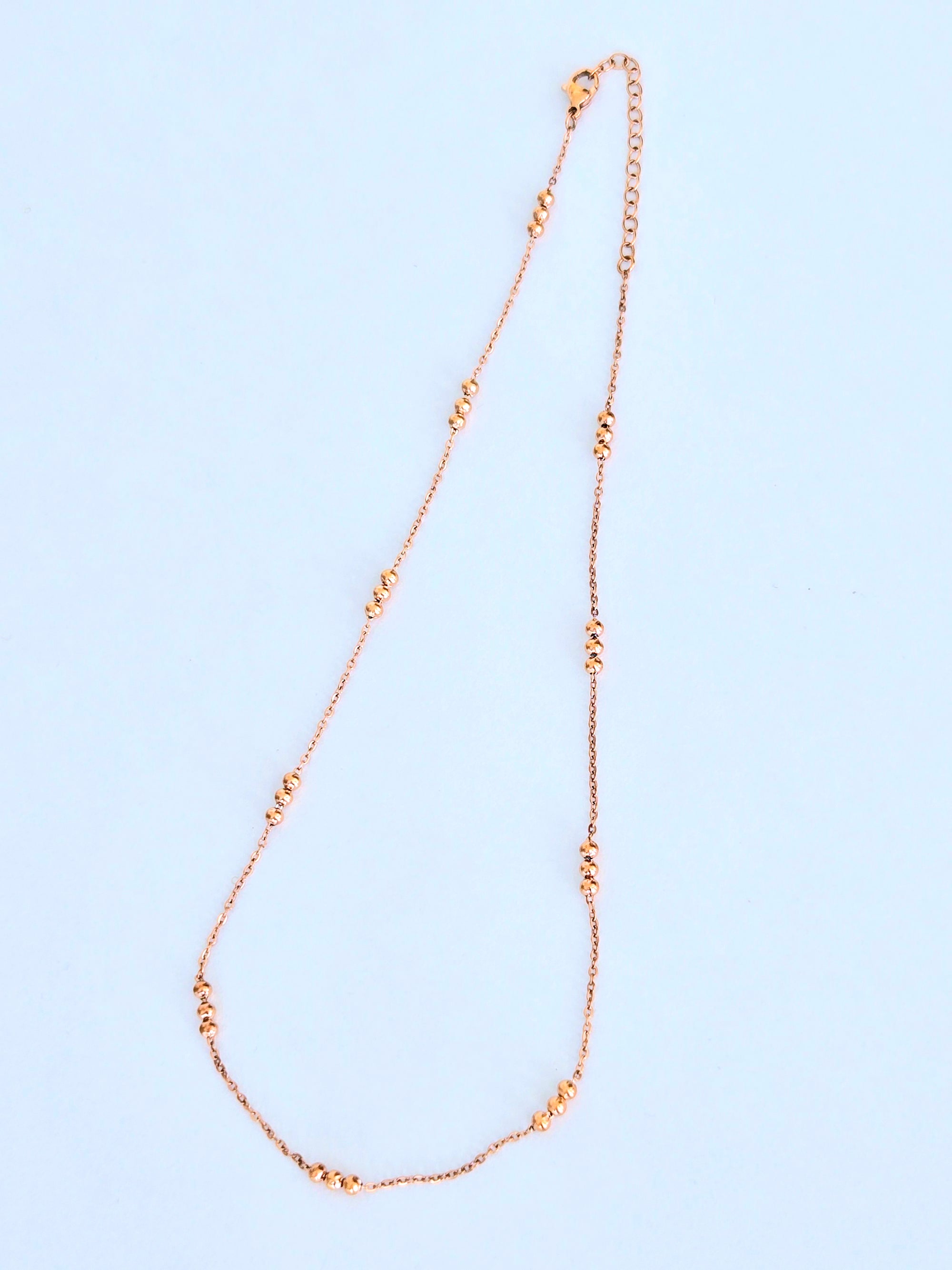 Daba Linked In Rose Gold Necklace