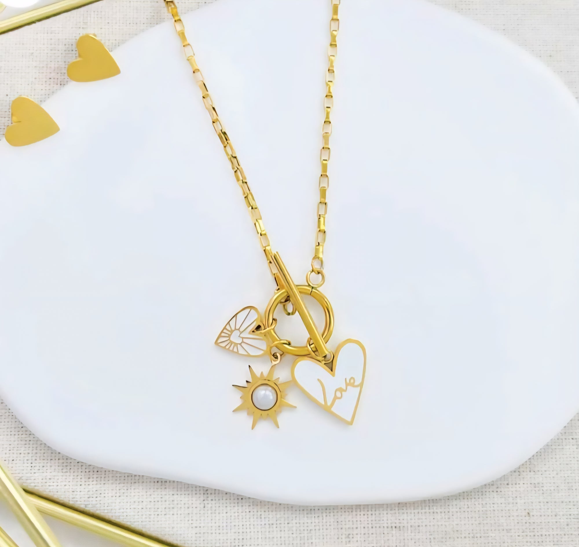 Sun Love Necklace Set