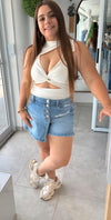 White Lycra Bodysuit