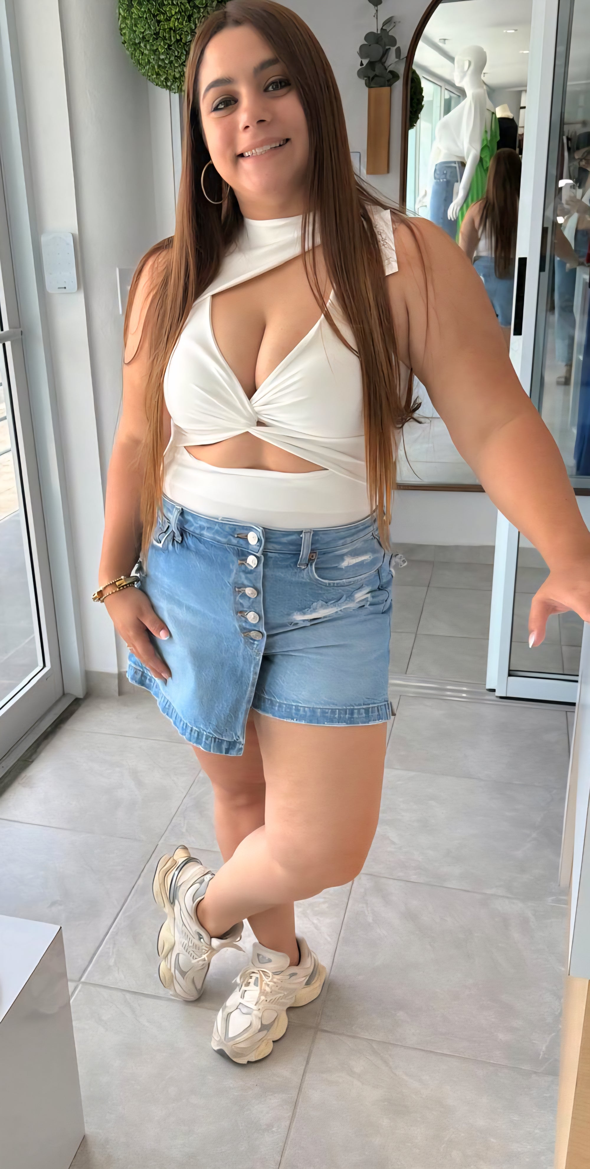 White Lycra Bodysuit