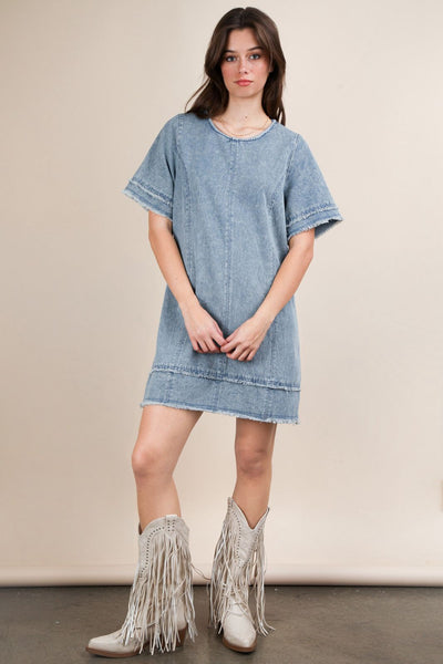 Denim Short Dress