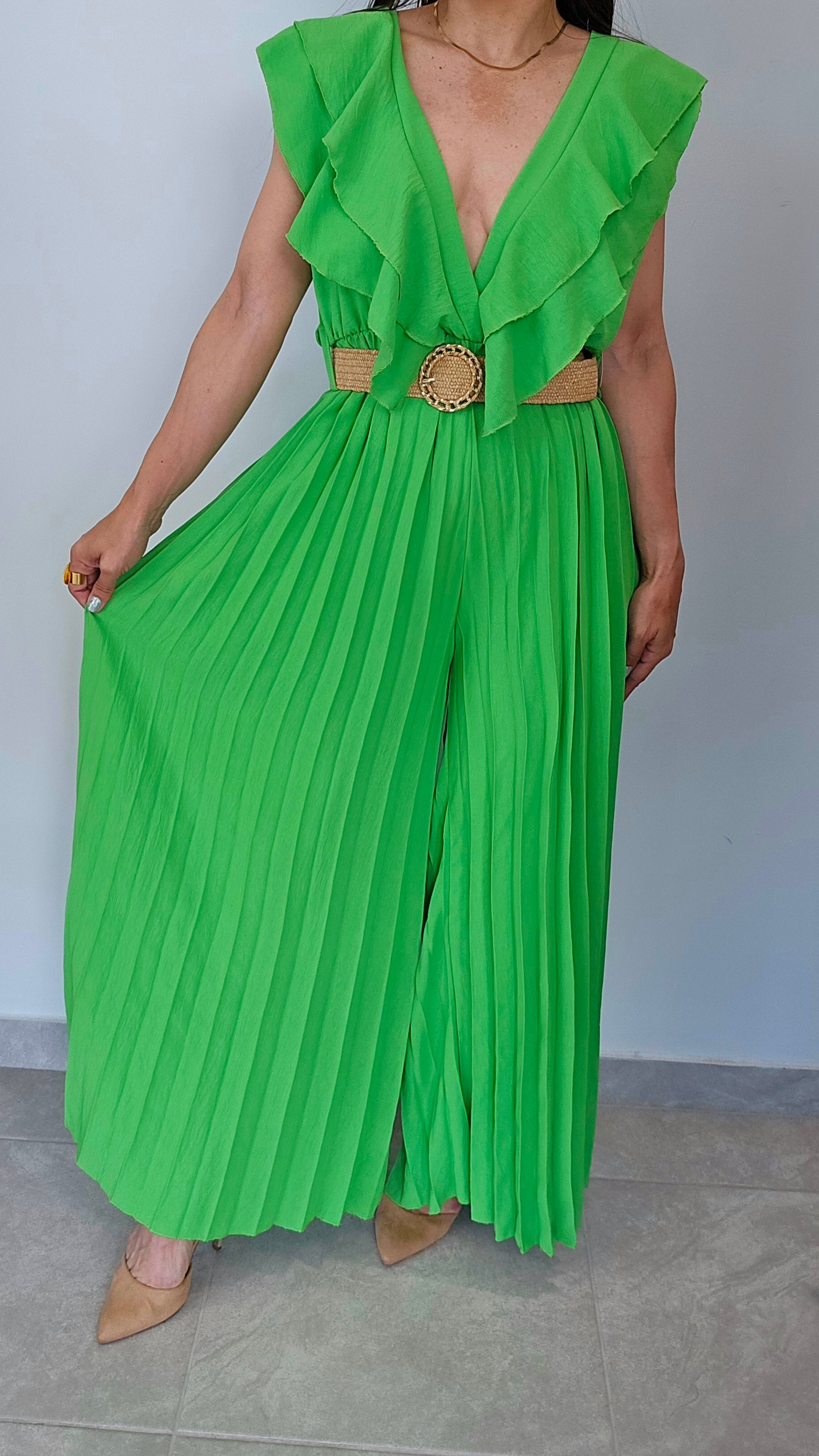 Oliva y Lino Jumpsuit