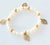 Leafy Pearls Bracelet