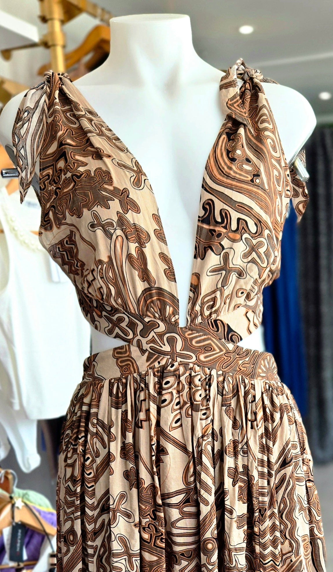 Dusty Clay Maxi Dress