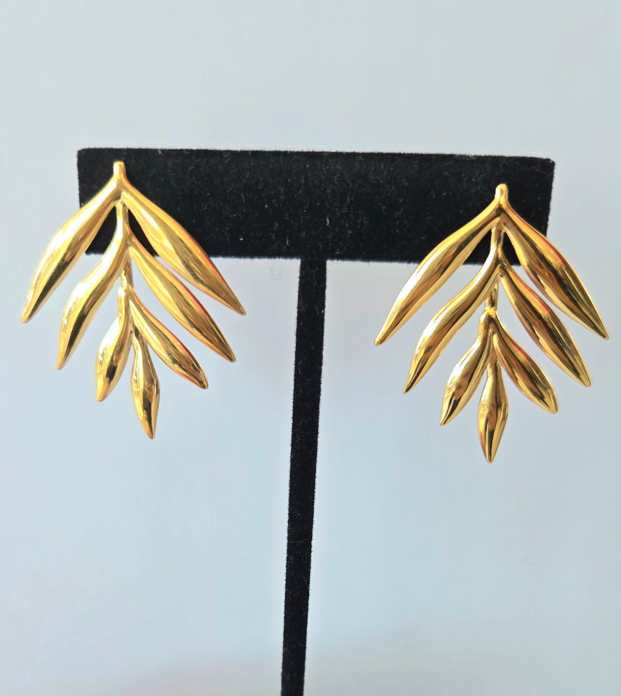 Gold Leaves Earrings