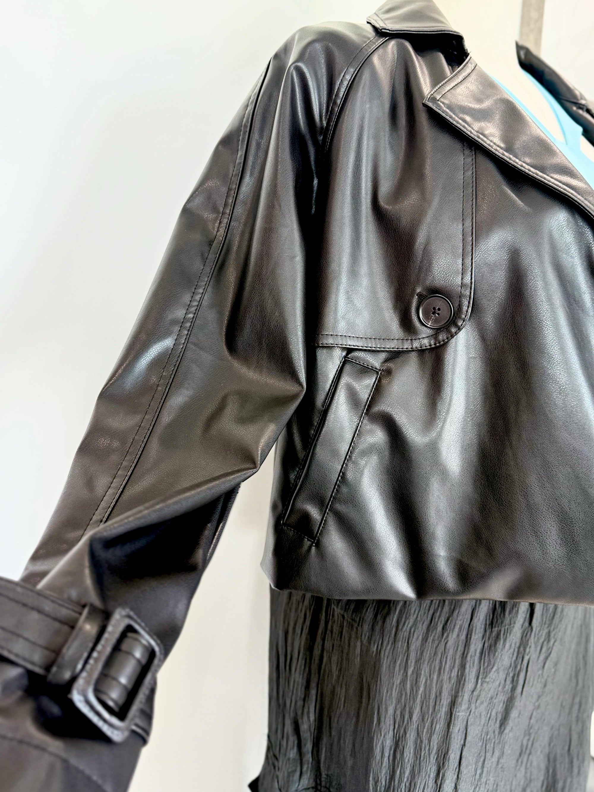 Haute Monde Black Leather Jacket