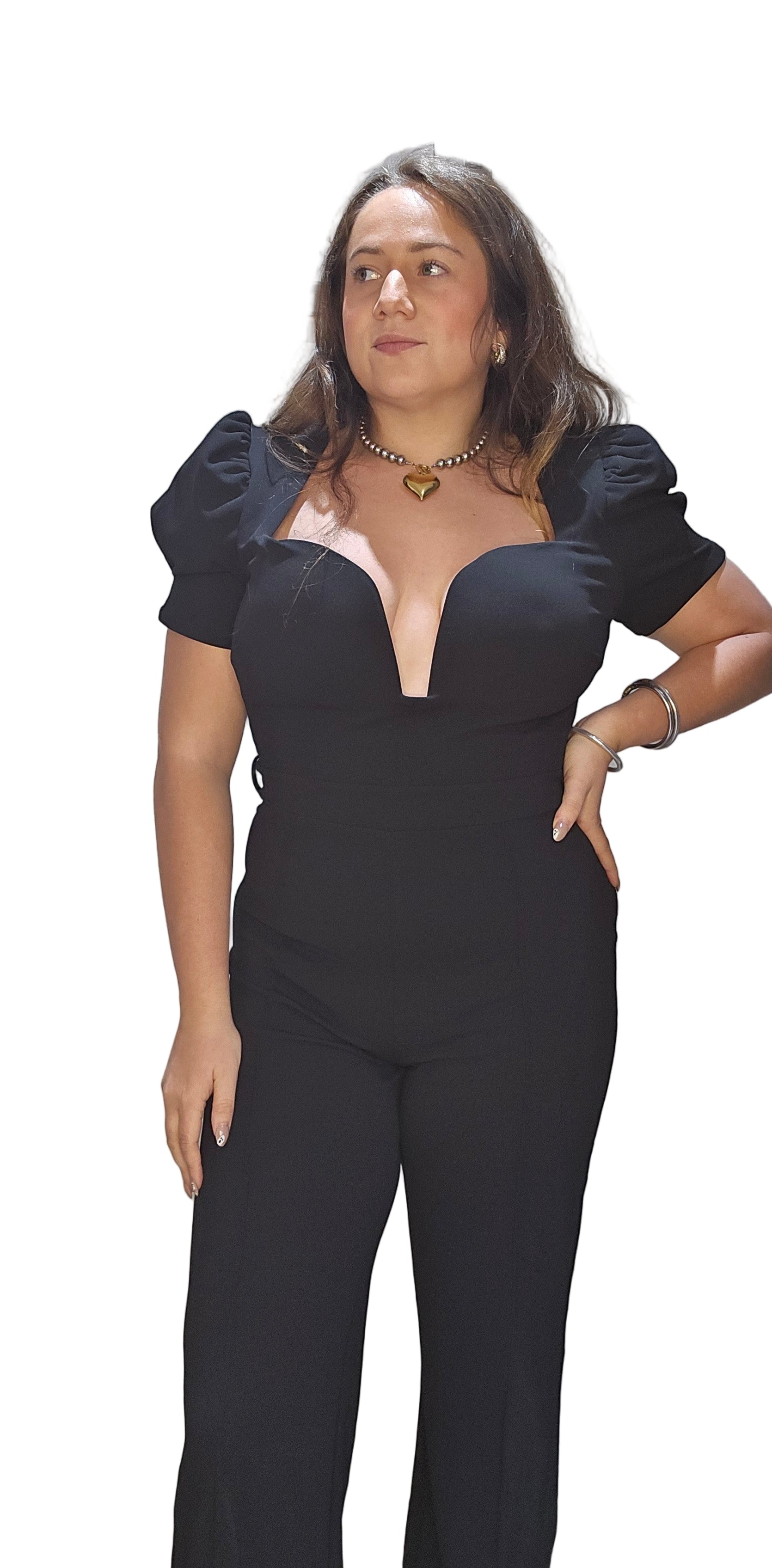 Valentine Black Jumpsuit