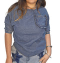 Dark Denim Blouse