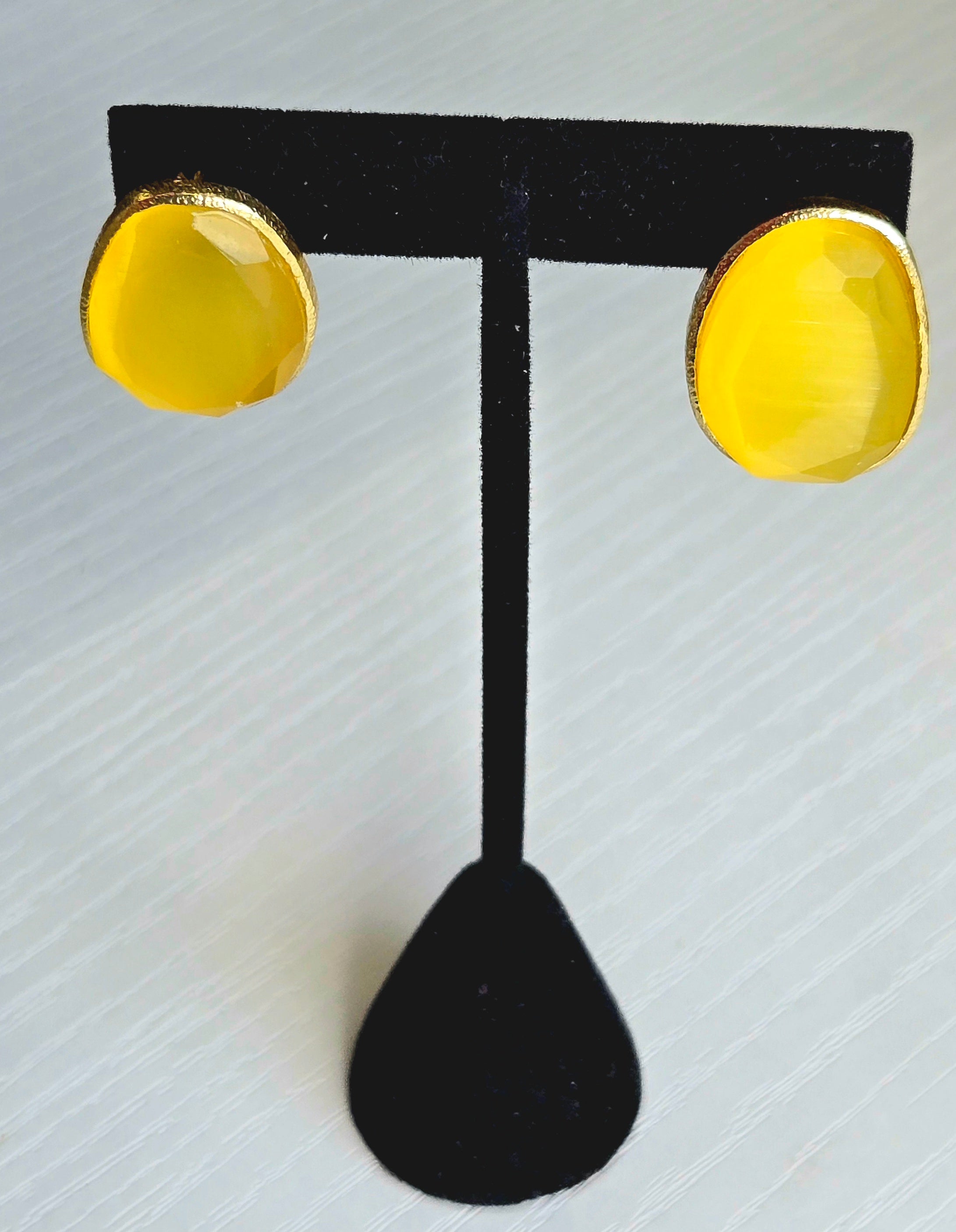 Yellow Stones Earrings