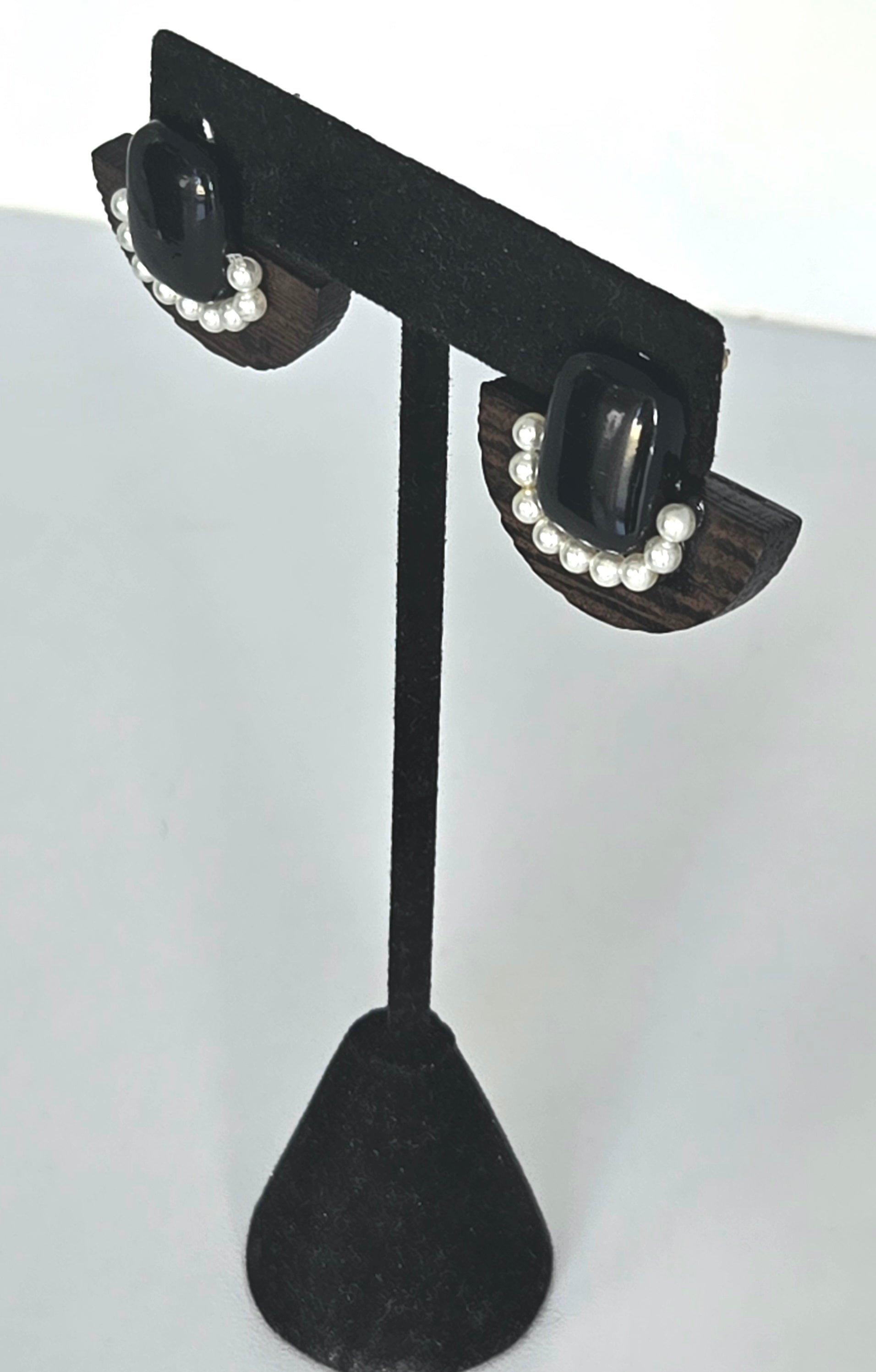Black Cosmic Glow Earrings