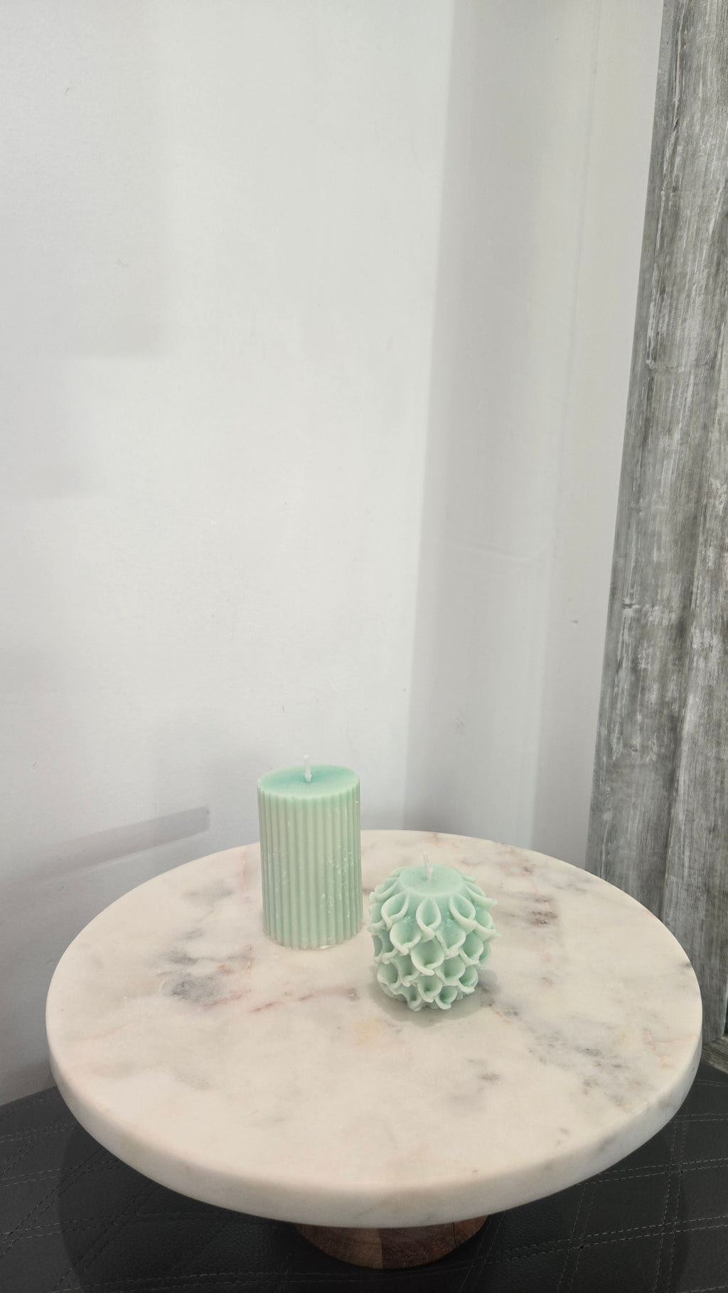 Green Candles Set