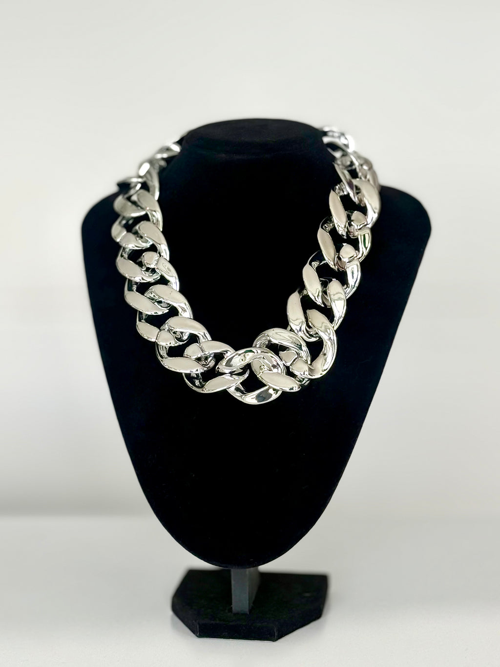 Silver Chunky Set (Necklace & Bracelet)