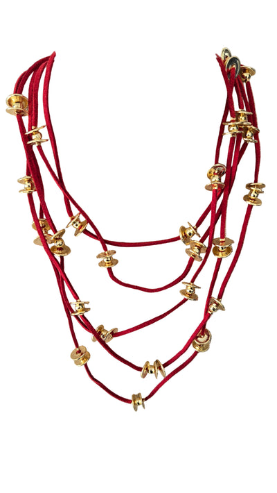 Golden Flame Necklace