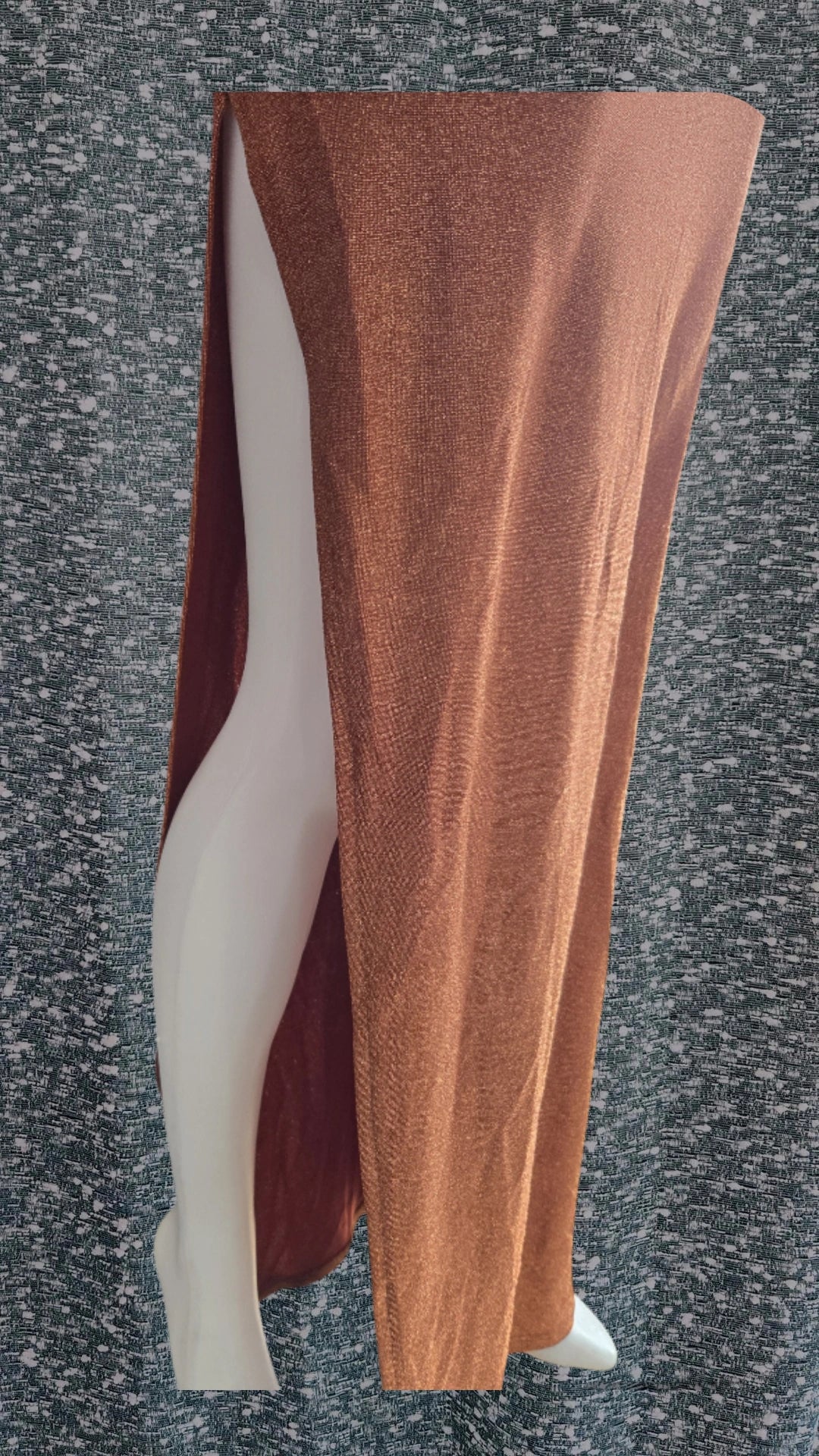 Terracota Glitter Dress