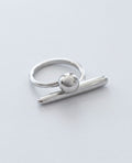 Silver Toggle Ring