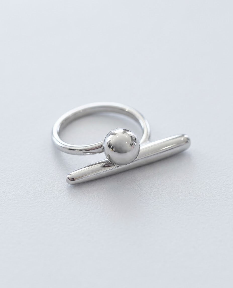 Silver Toggle Ring