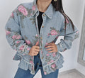Rose Floral Denim Jacket