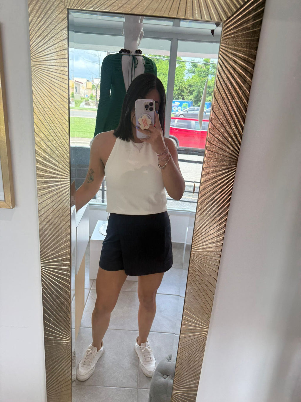 Glam Denim Skort