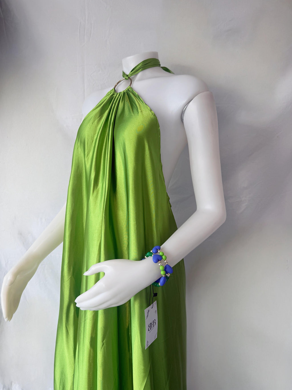 Emerald Silky Dress