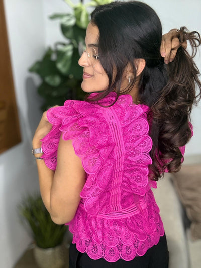 Valentine Fushia Blouse