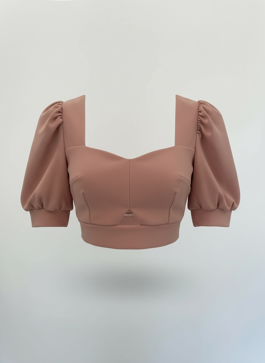 Fashion Nova Blush Pink Cropped Top
