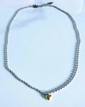 Two Tones Little Heart Necklace