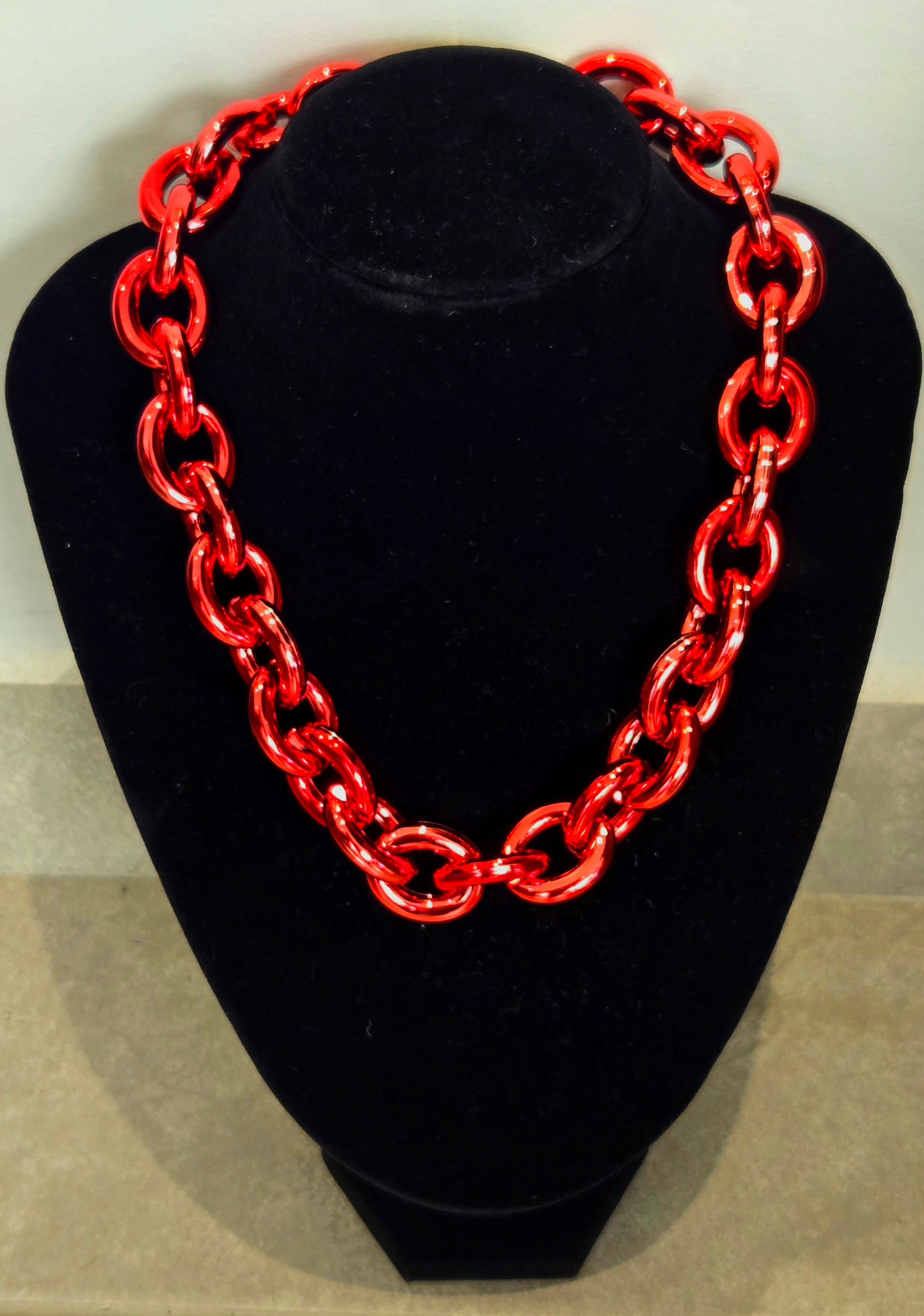 Shiny Red Necklace