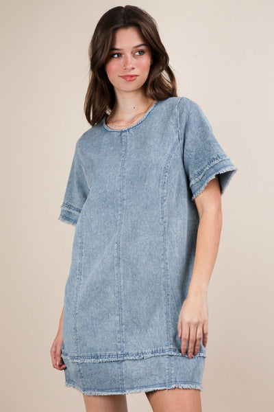 Denim Short Dress
