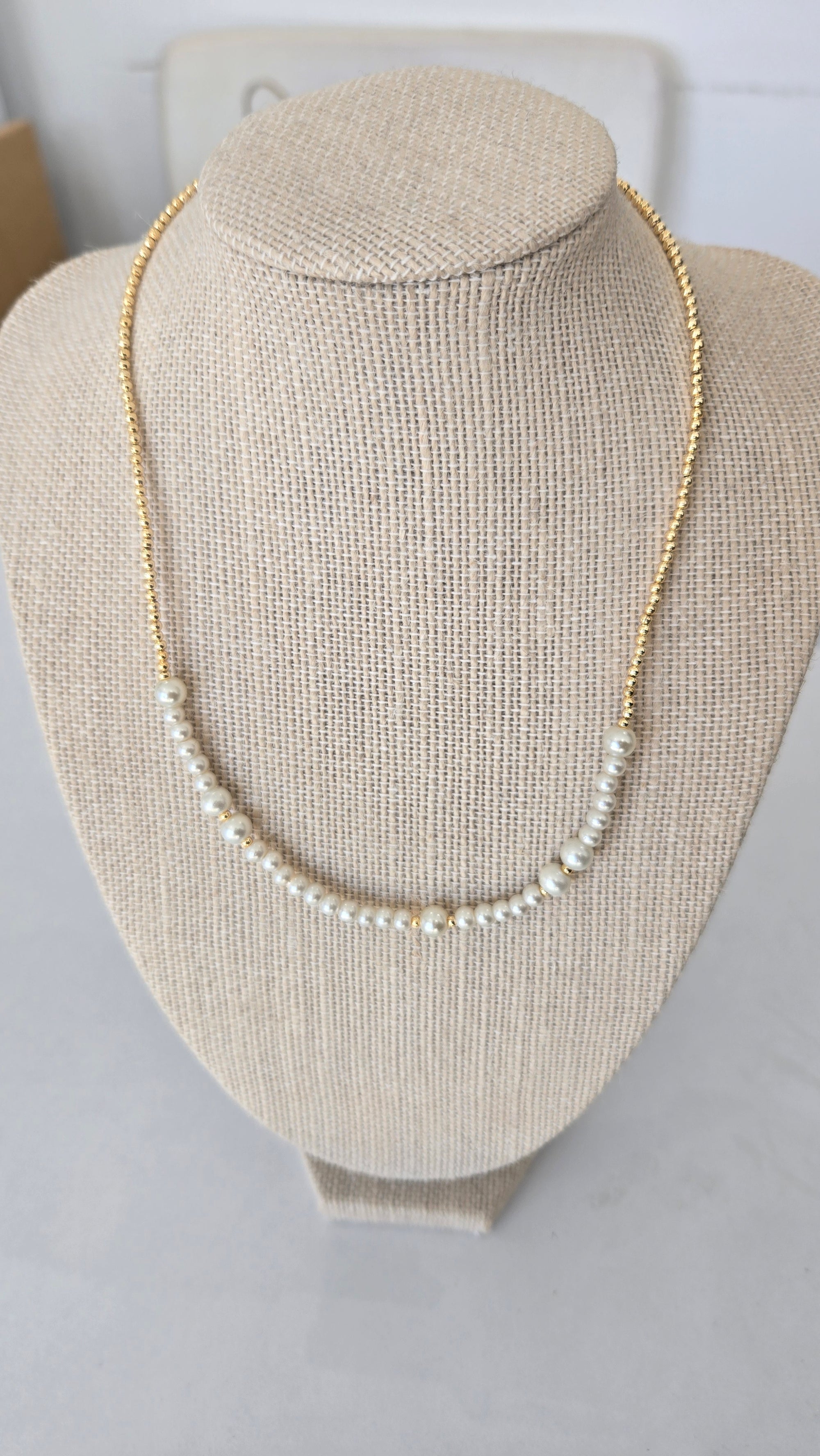 Pearls and Gold Necklace