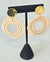 Circles Beads Soft Pink Earrings