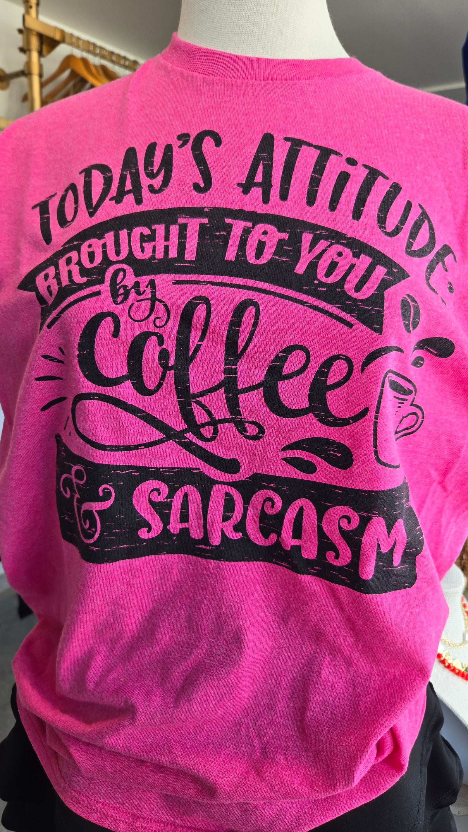Coffee & Sarcasm Tshirt