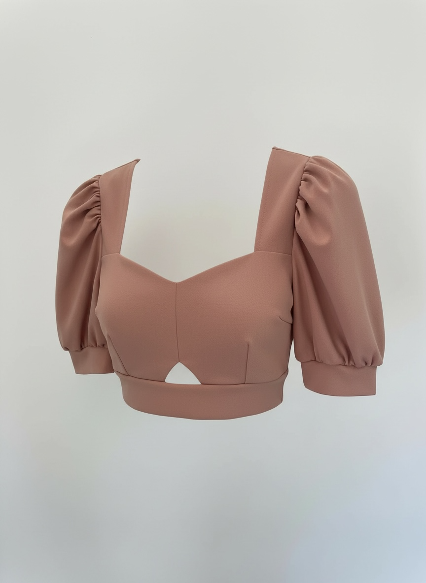 Fashion Nova Blush Pink Cropped Top