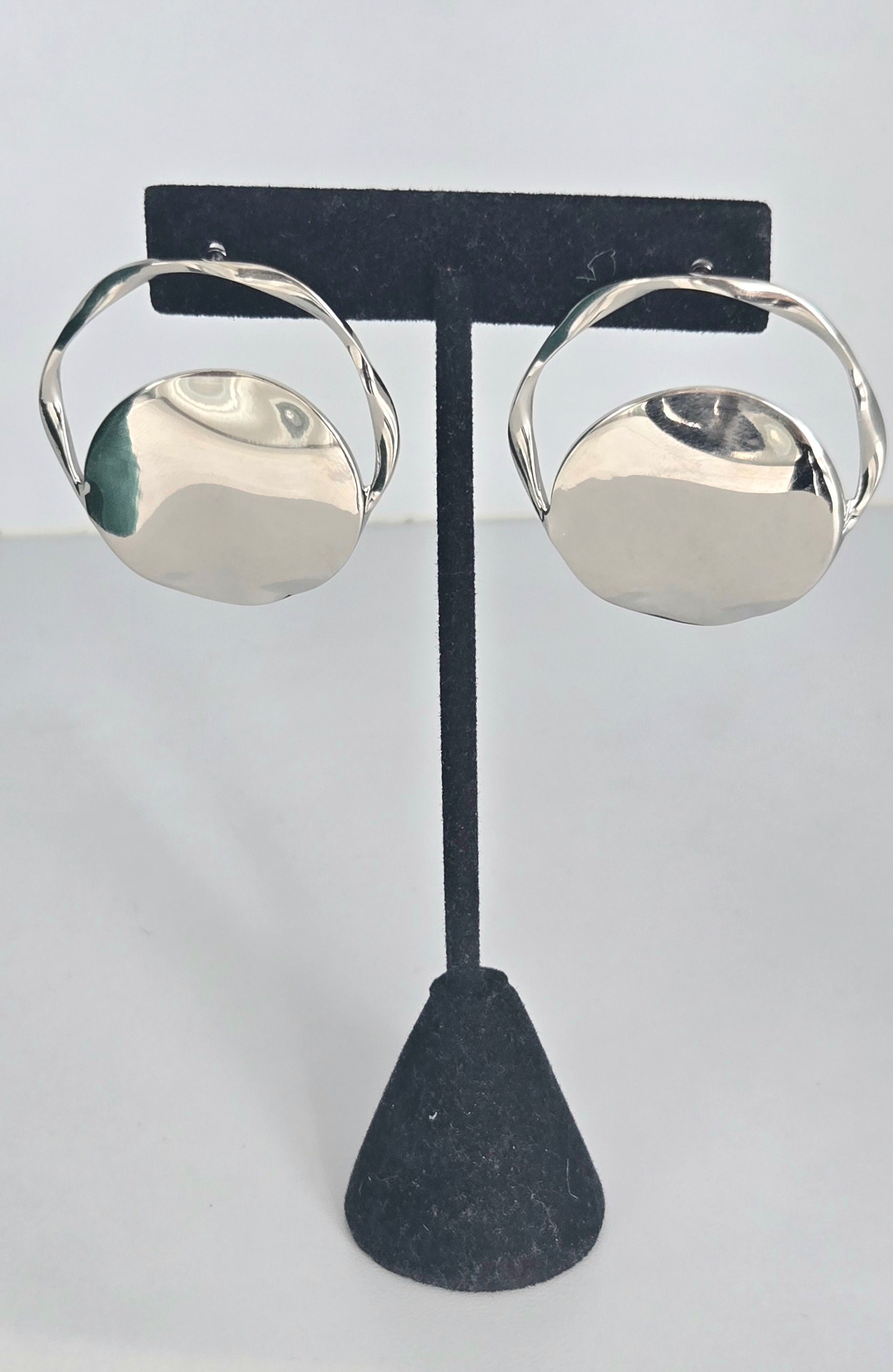 Silver Circles Earrings