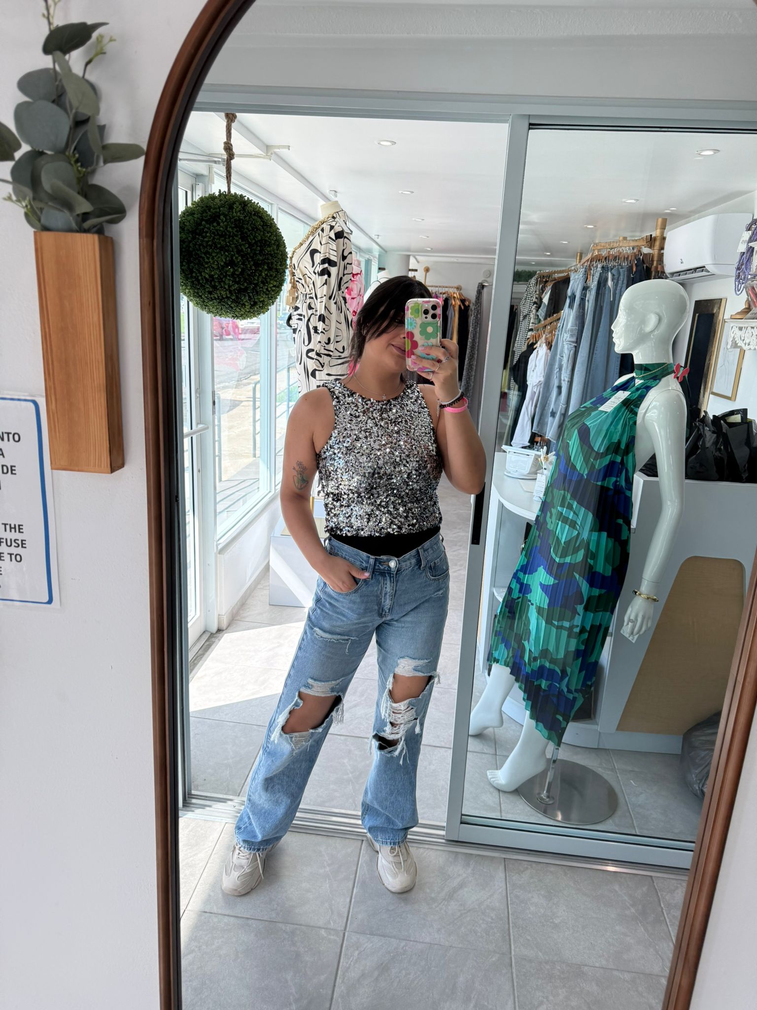 Silver Disco Bodysuit