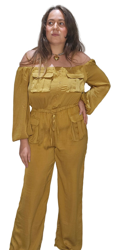 Dress Day Gold Jumpsuit