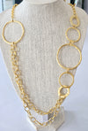 Disc Gold Necklace