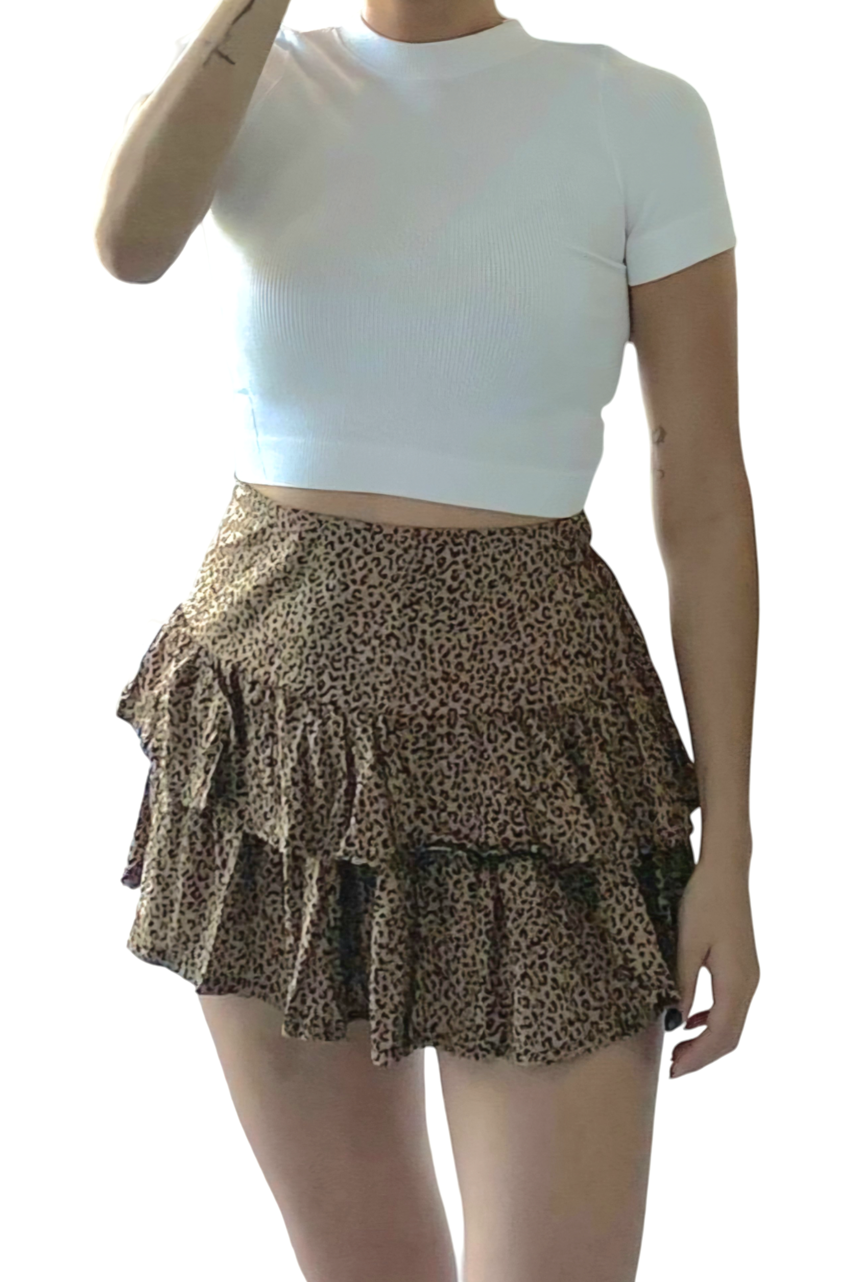 Animal Print Skirt