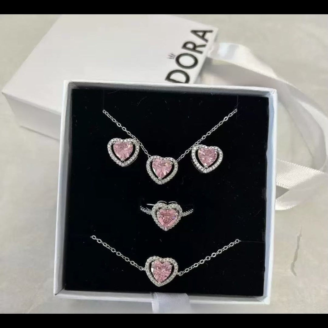 Pink Hearts Set