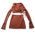 Brown Crop & Skirt Set