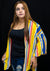 Kimono multicolor with stripes